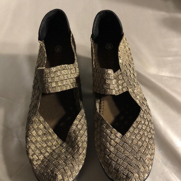 Bernie Mev Wedge Sandals Size 38 Woven Shoe Womens - Picture 11 of 16